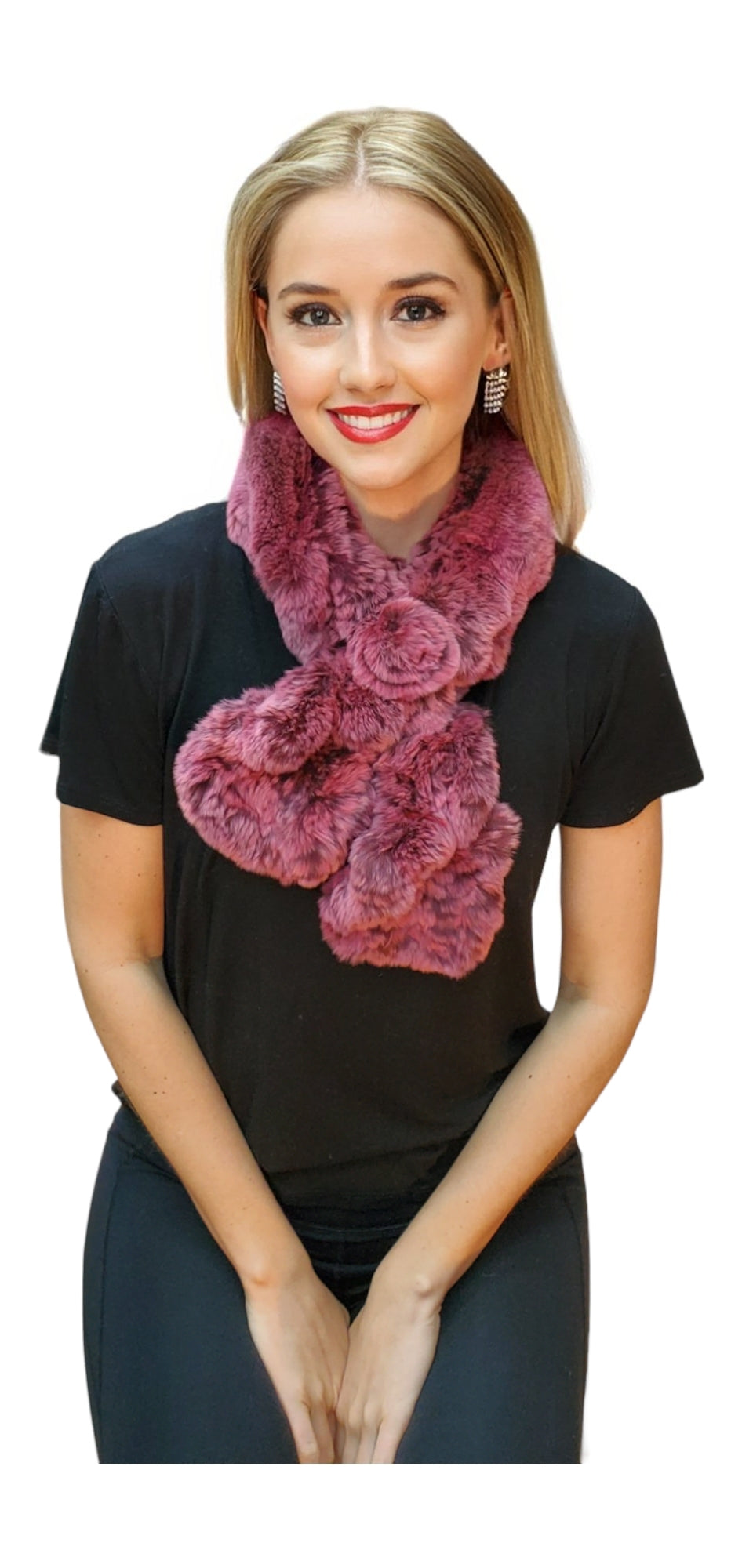 Scarf Style 002R Rose