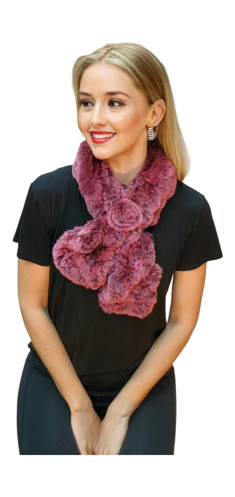 Scarf Style 002R Rose
