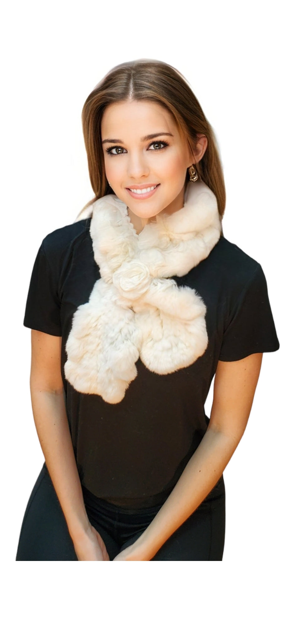 Scarf Style 002R White