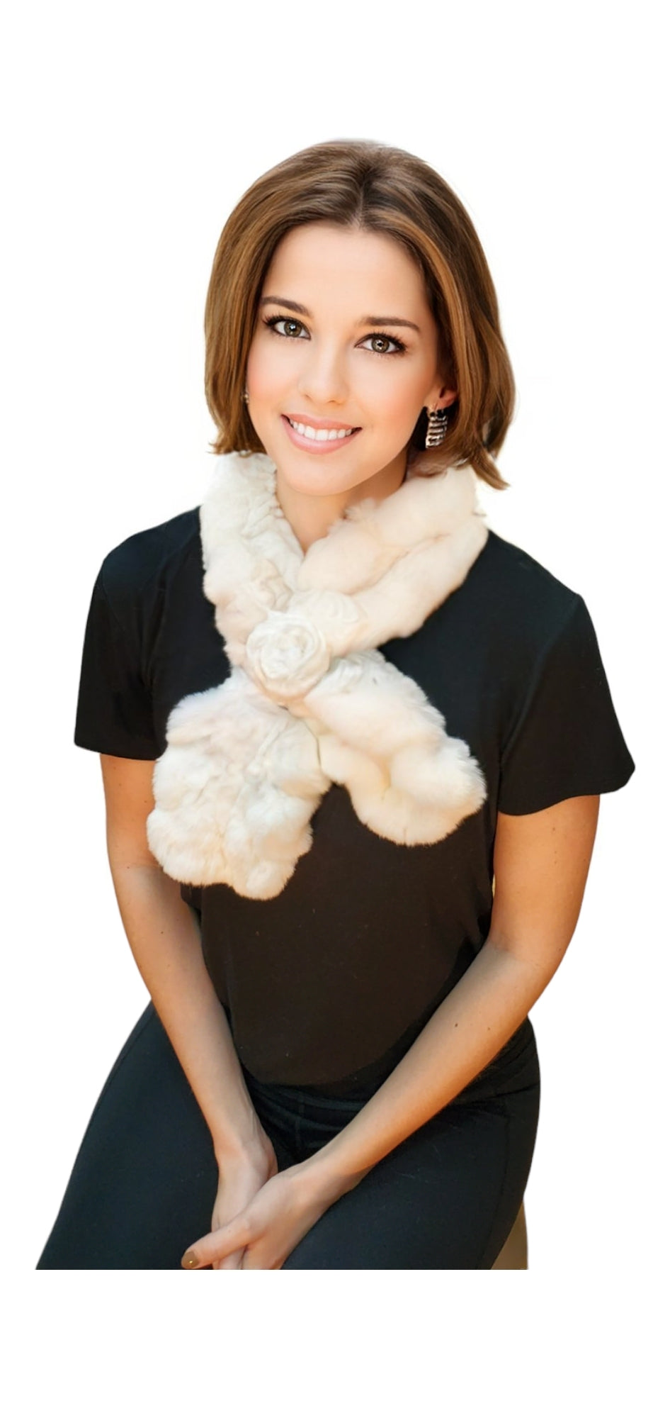 Scarf Style 002R White