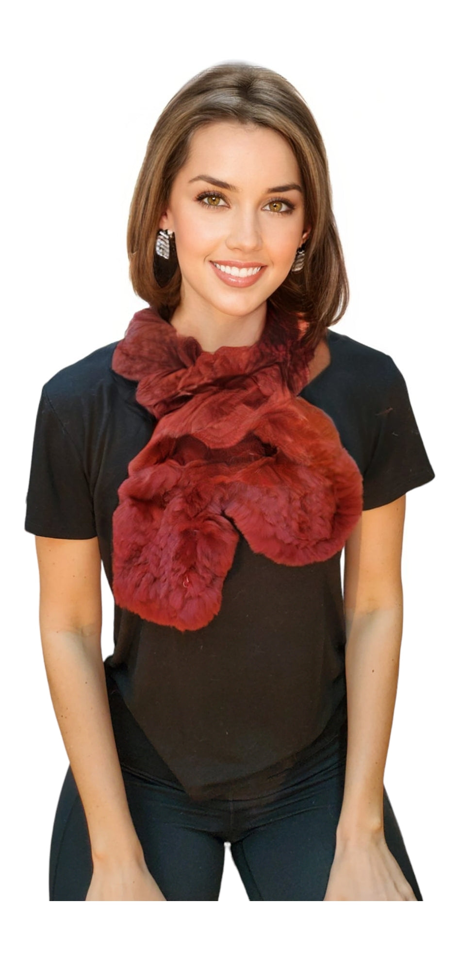 Scarf Style 002R Wine