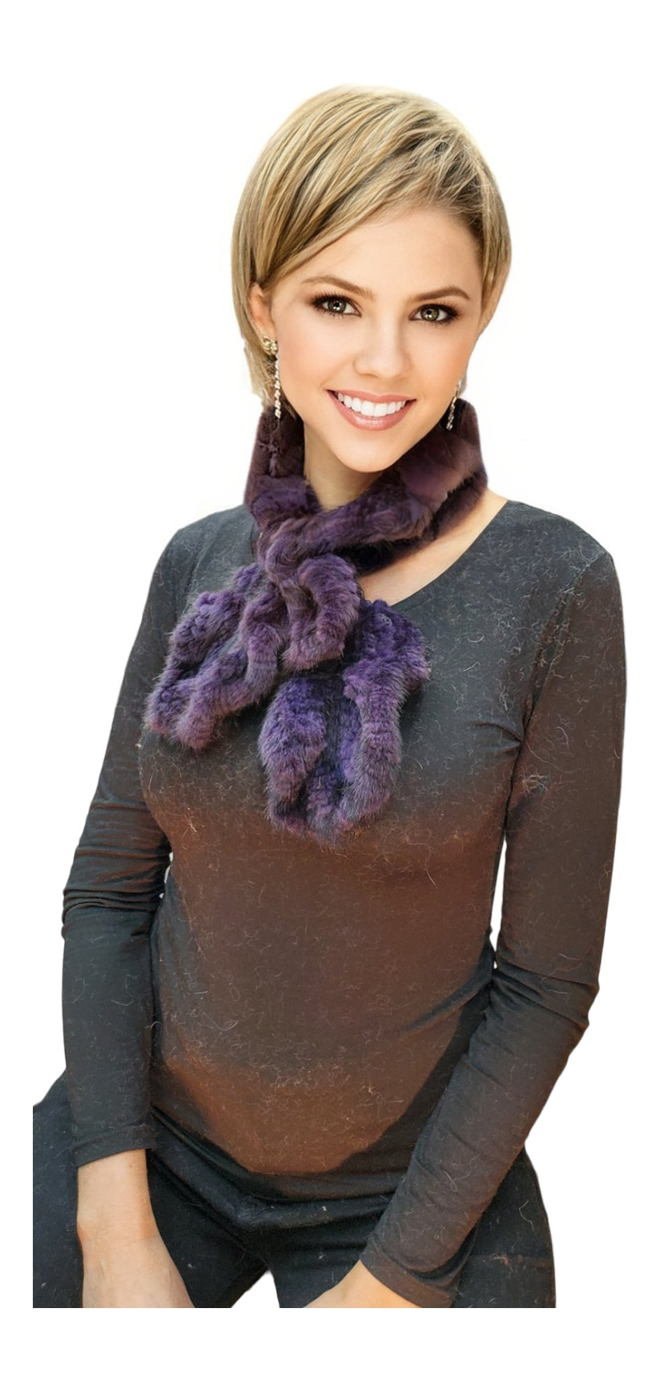 Scarf Style 002S Purple