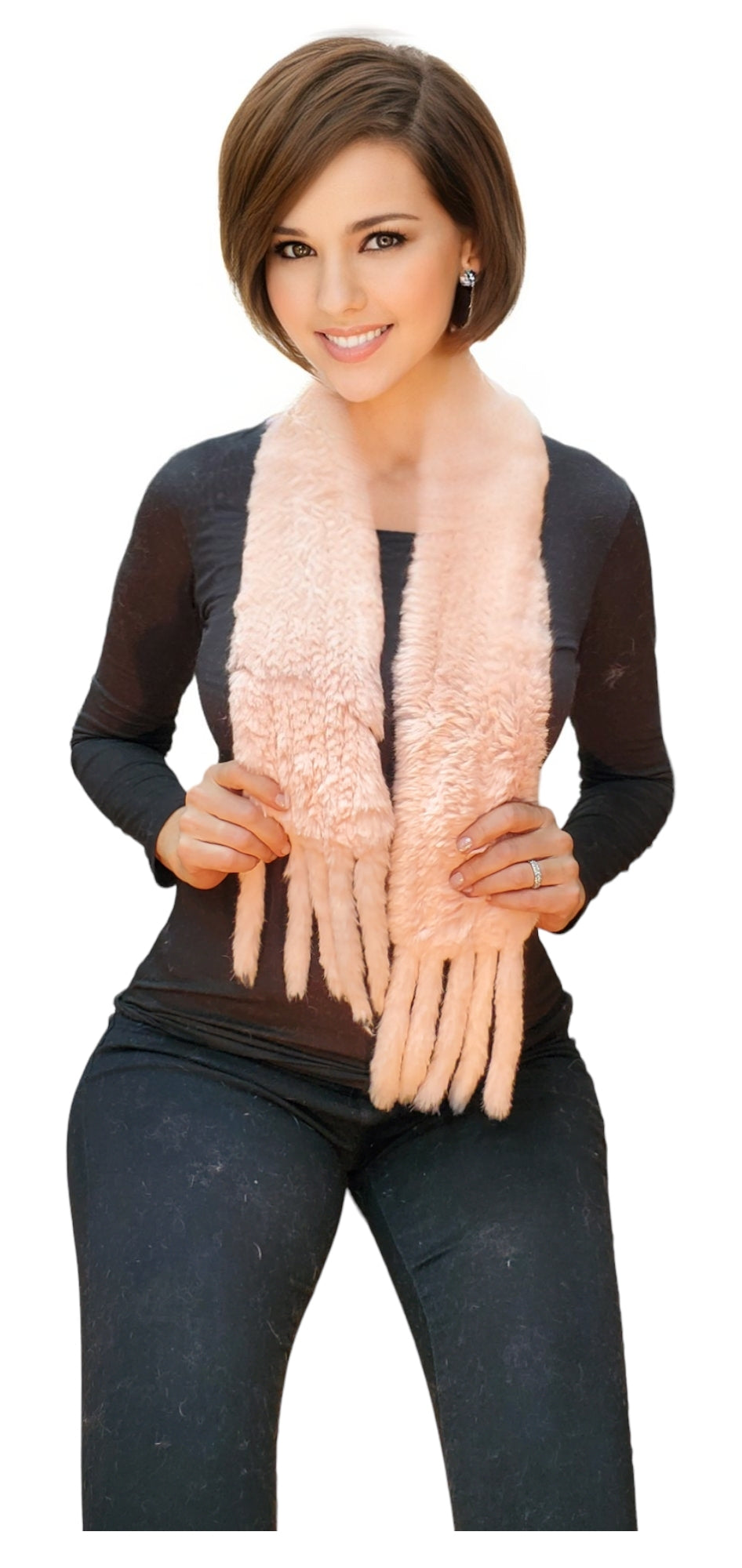 Scarf Style 004R Baby Pink
