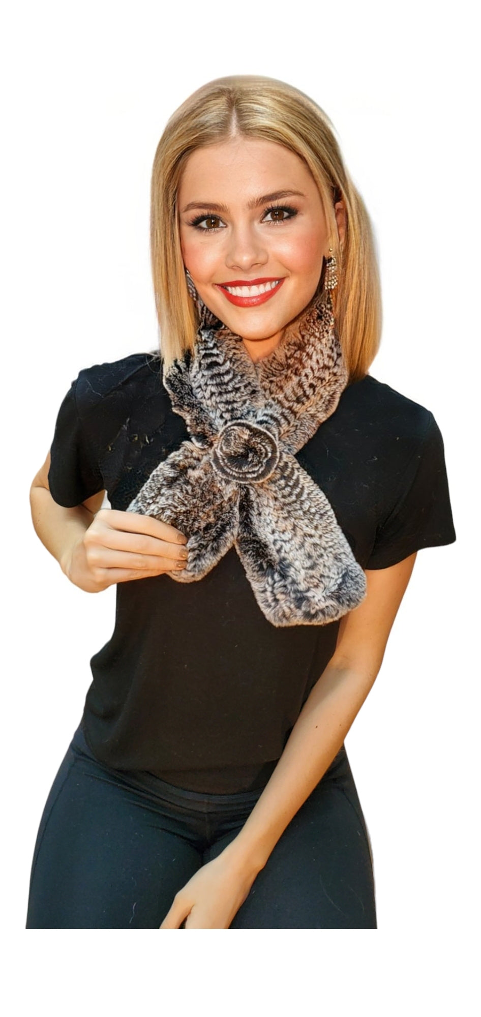 Scarf Style 005R Chinchilla
