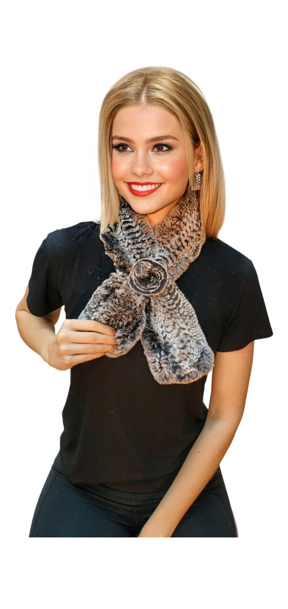Scarf Style 005R Chinchilla