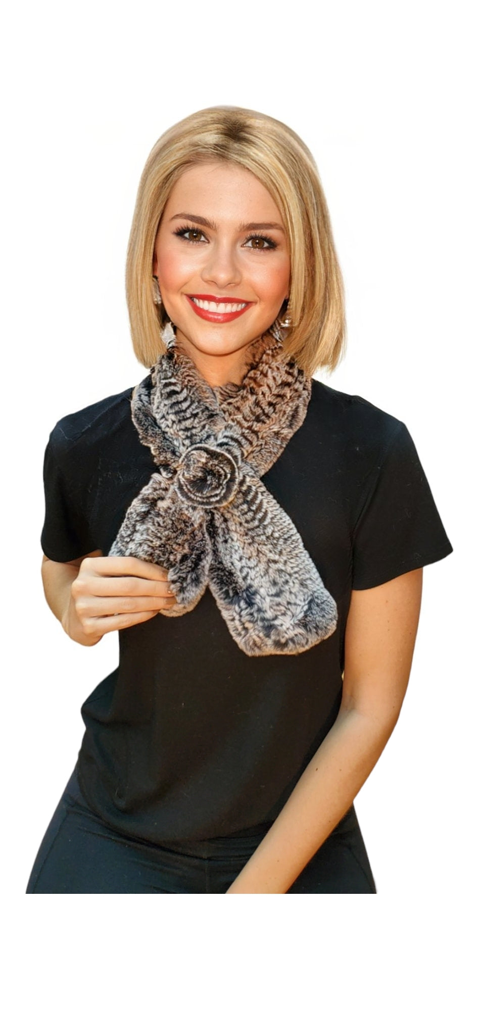 Scarf Style 005R Chinchilla