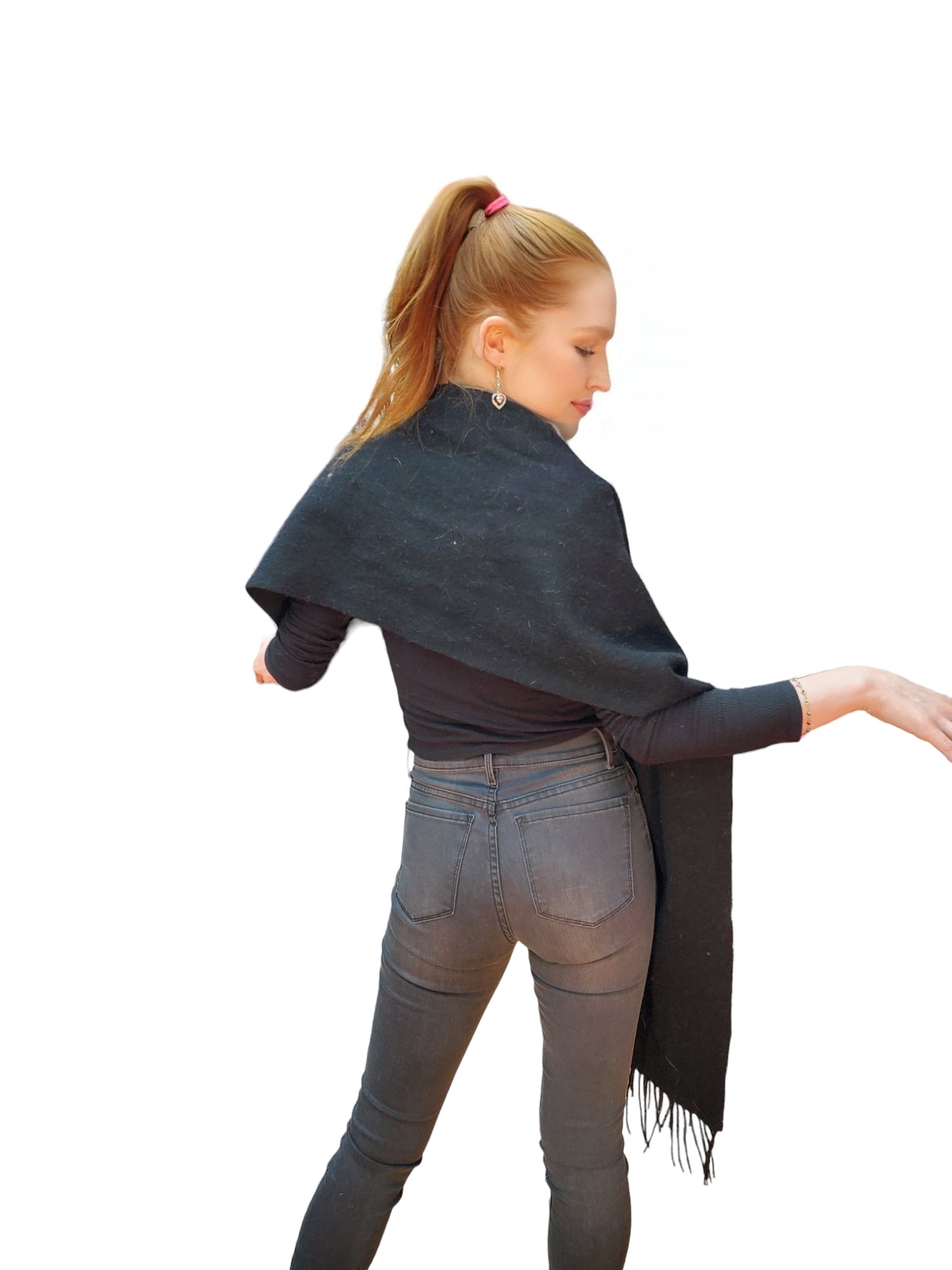 Shawl Style 1149 Black Chinchilla