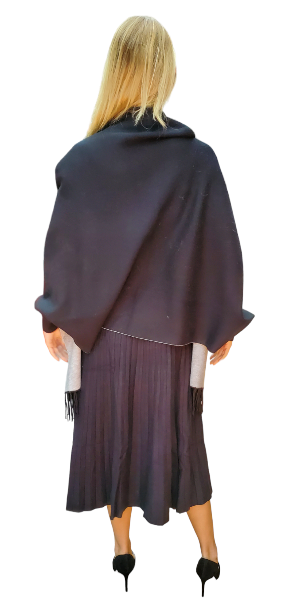 Shawl Style 11 Black Gray
