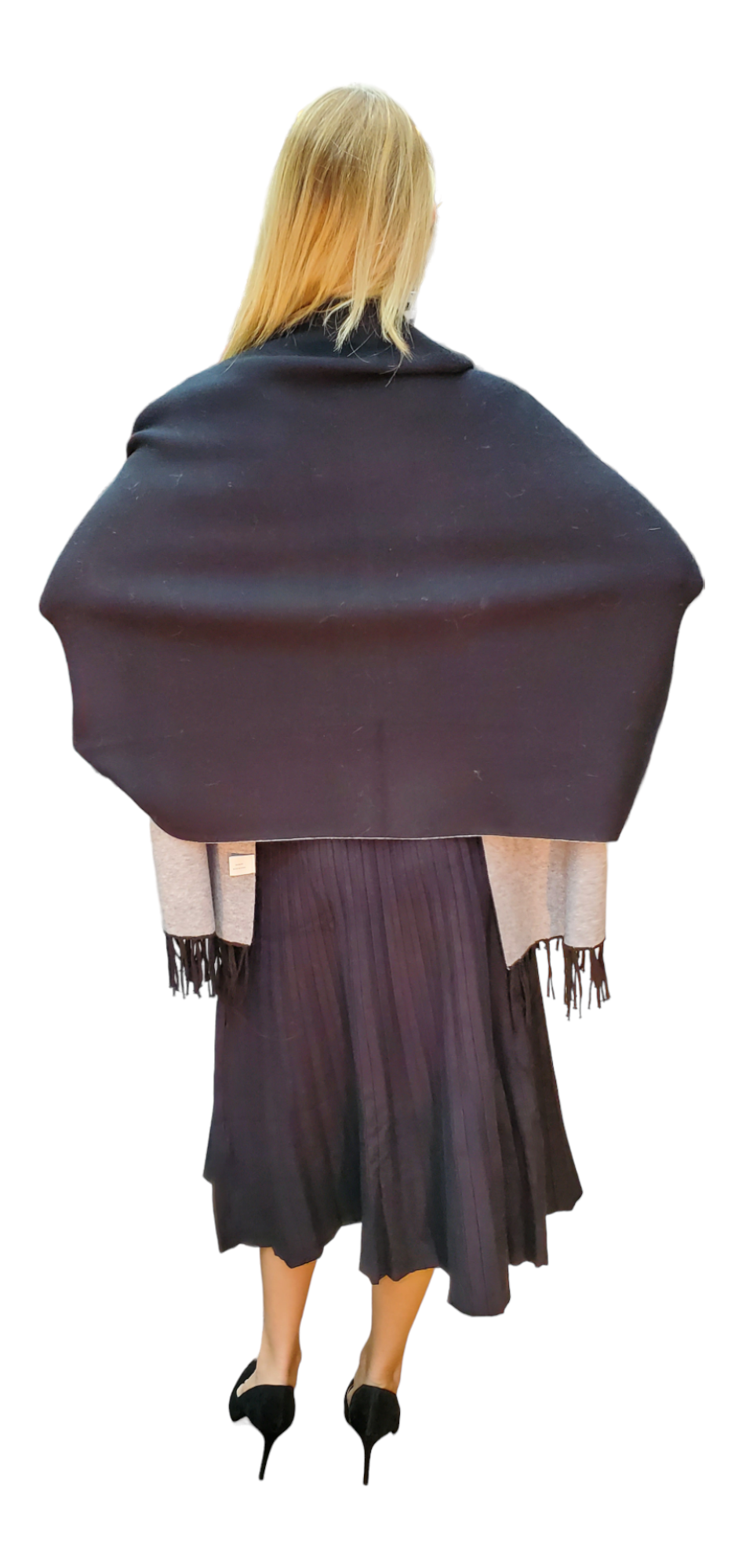 Shawl Style 11 Black Gray