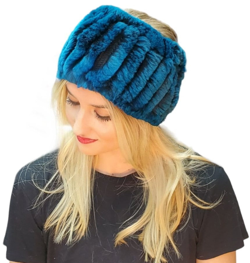 Headband Style 138R Aqua Blue