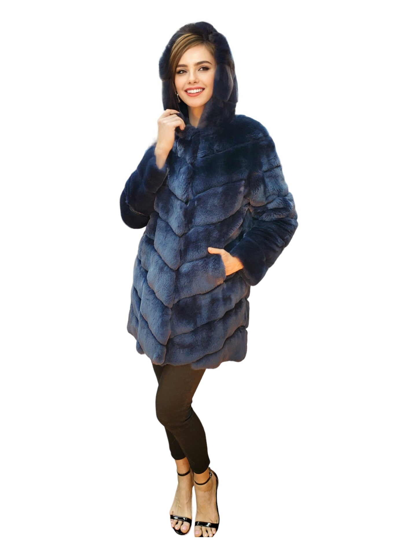 Jacket Style 1823 Blue Chinchilla