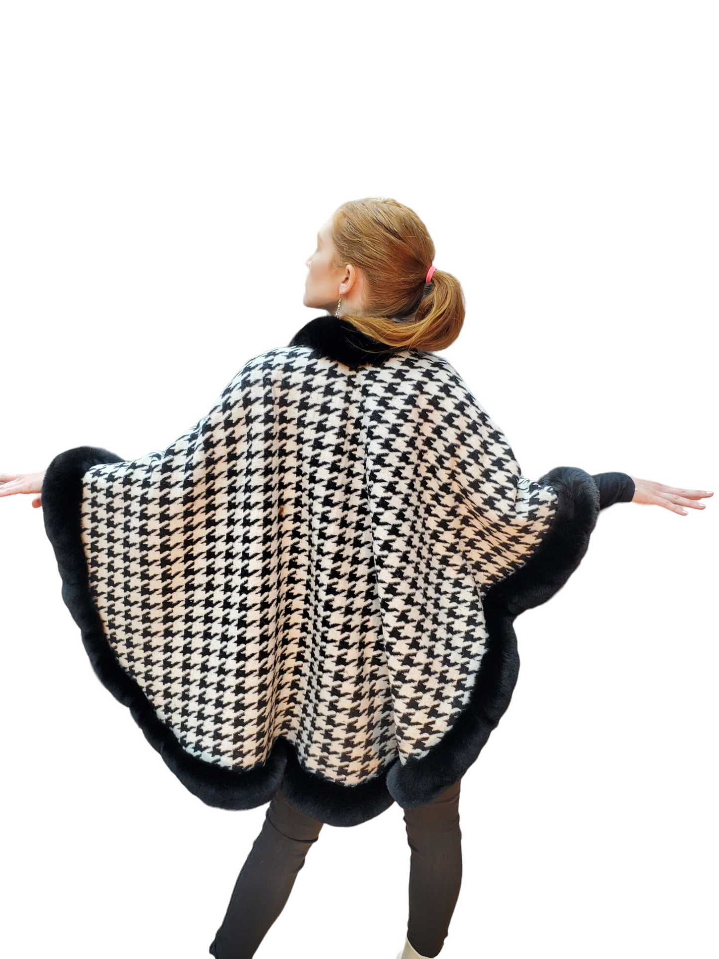 Cape Style 2022-014 Black White