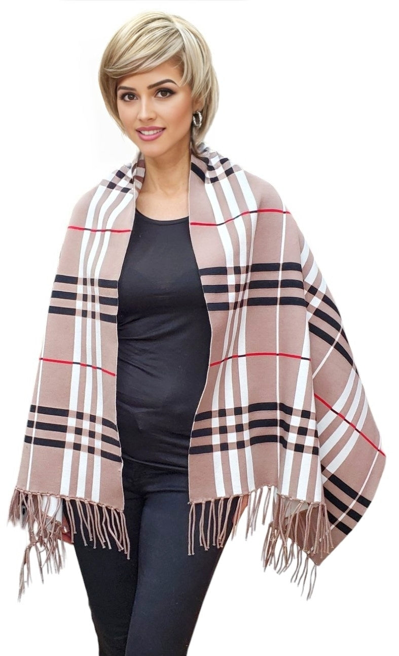 Shawl Style 2023-001NS Khaki