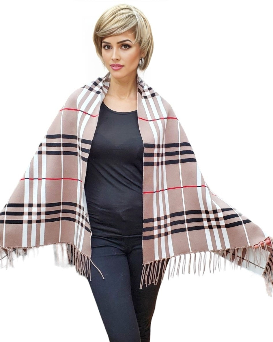 Shawl Style 2023-001NS Khaki