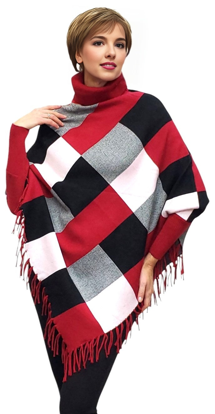 Poncho Style 2024-007 Red