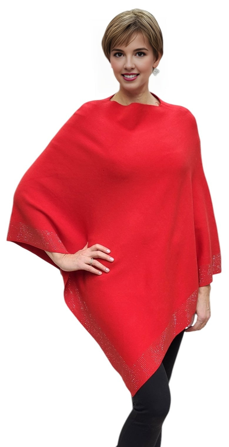 Poncho Style 2024-011 Red