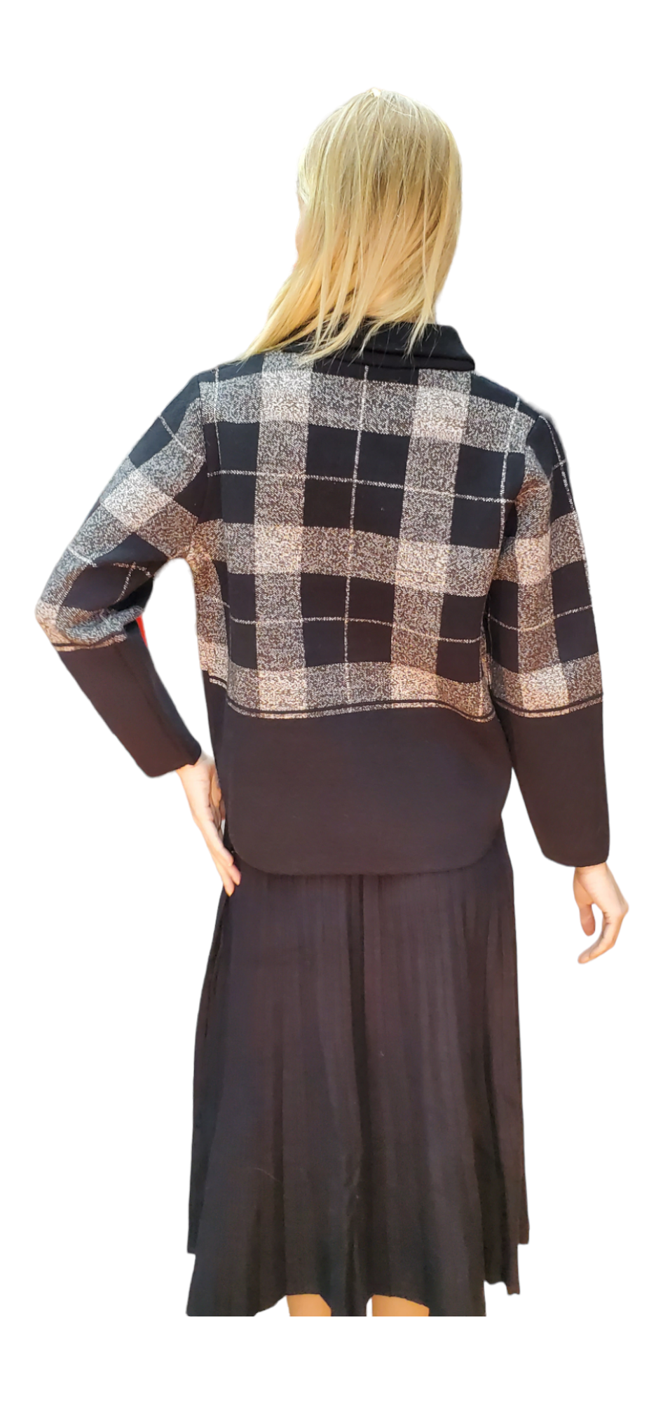 Sweater Style 2101 Black Gray