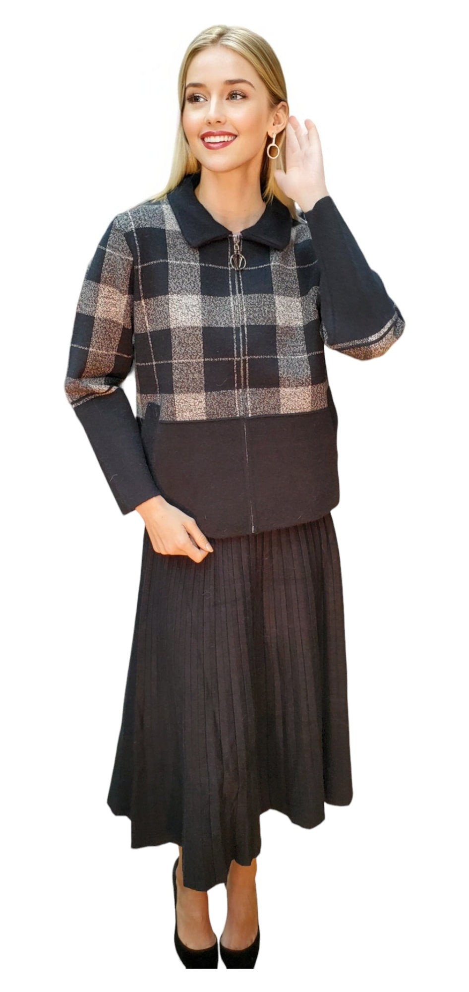 Sweater Style 2101 Black Gray