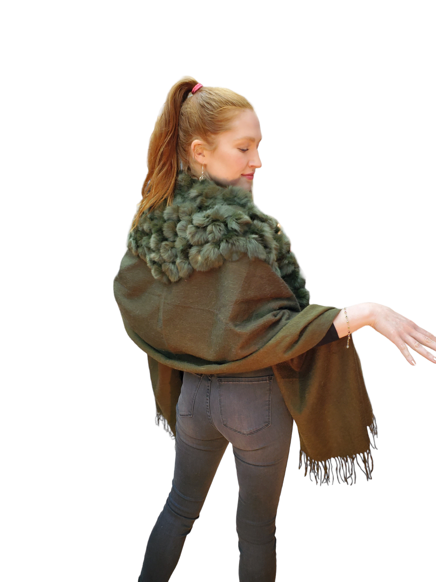 Shawl Style 303 Olive