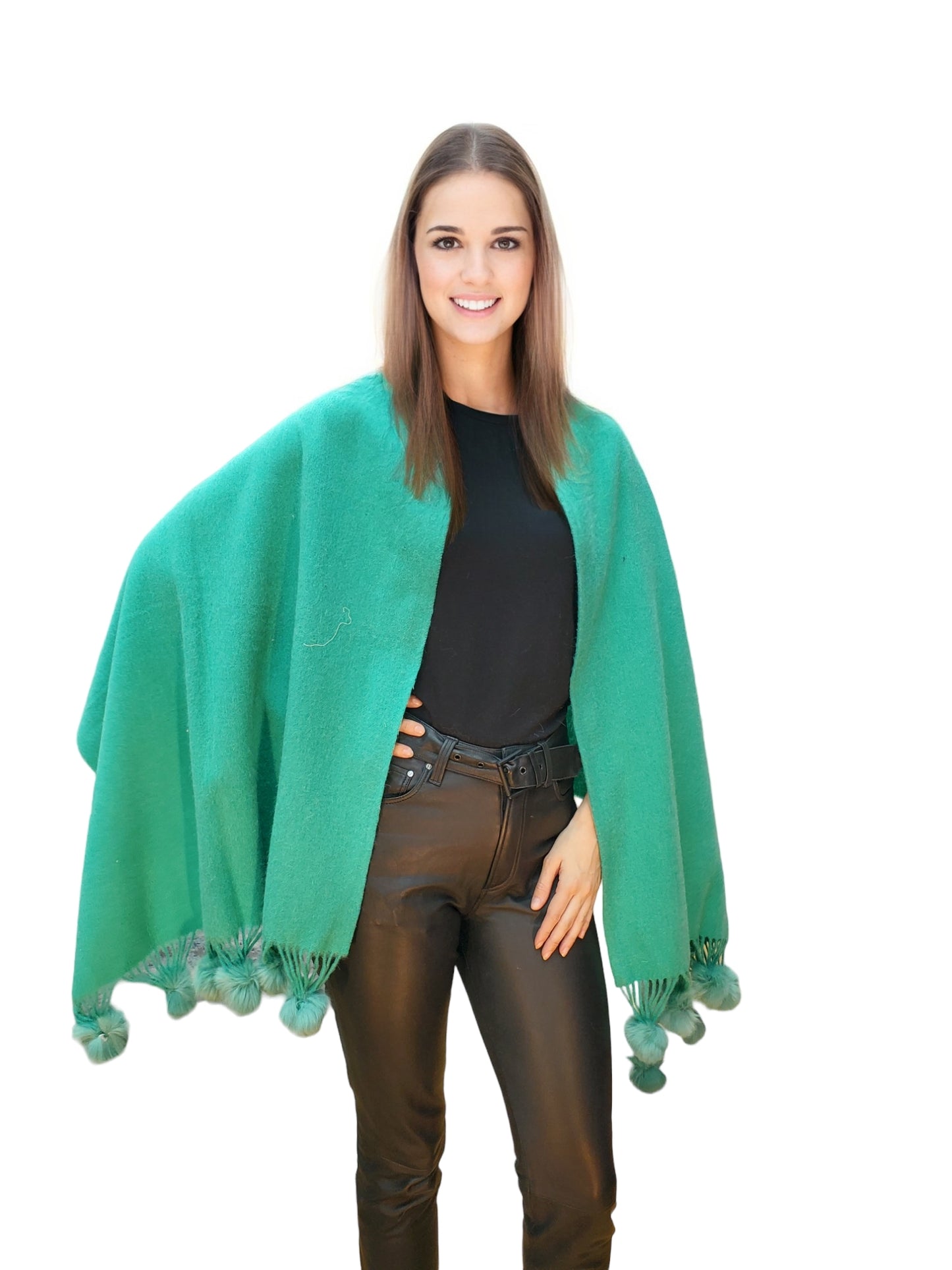 Shawl Style 338 Jade Green