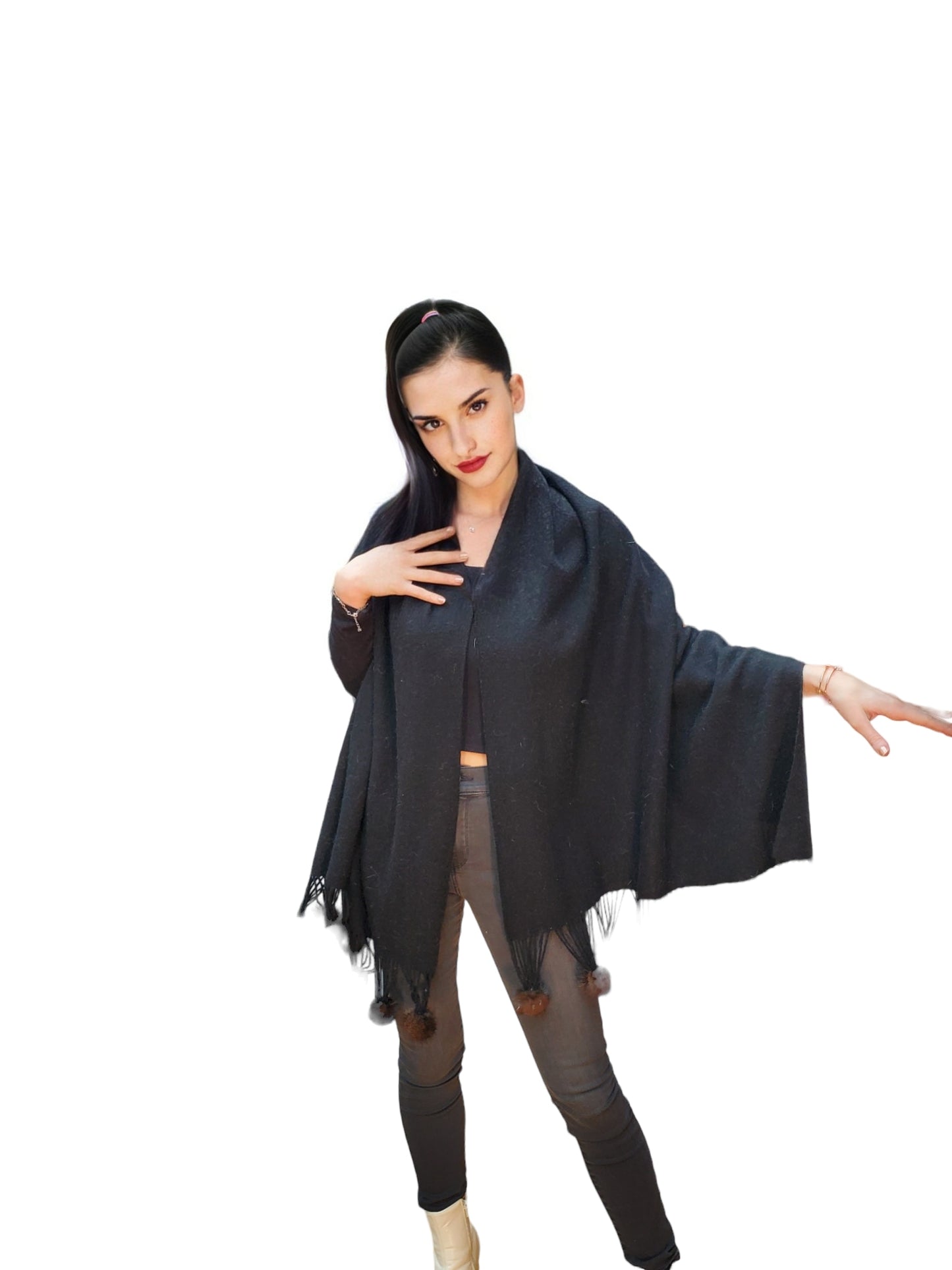 Shawl Style 338M Black