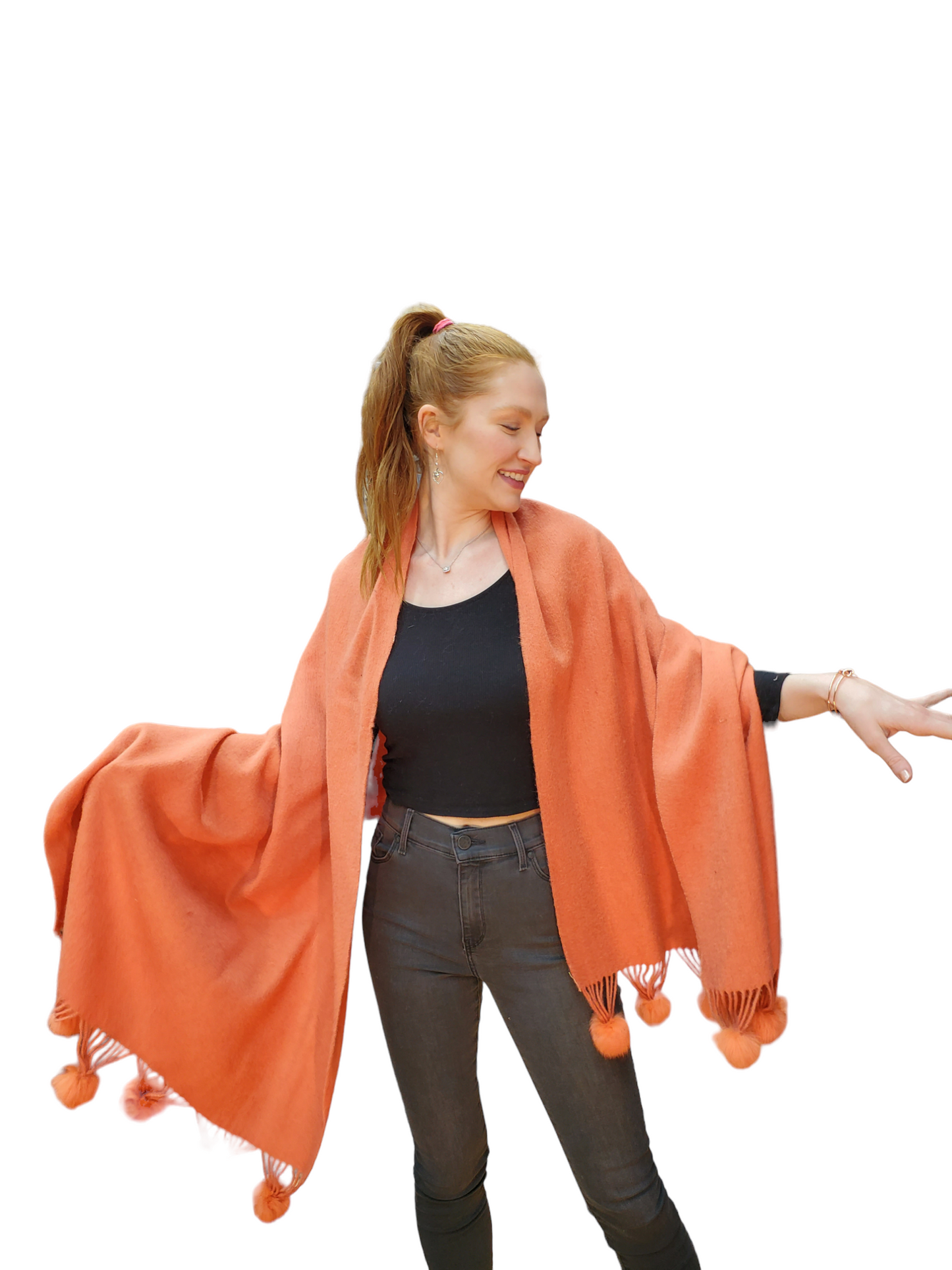 Shawl Style 338 Orange