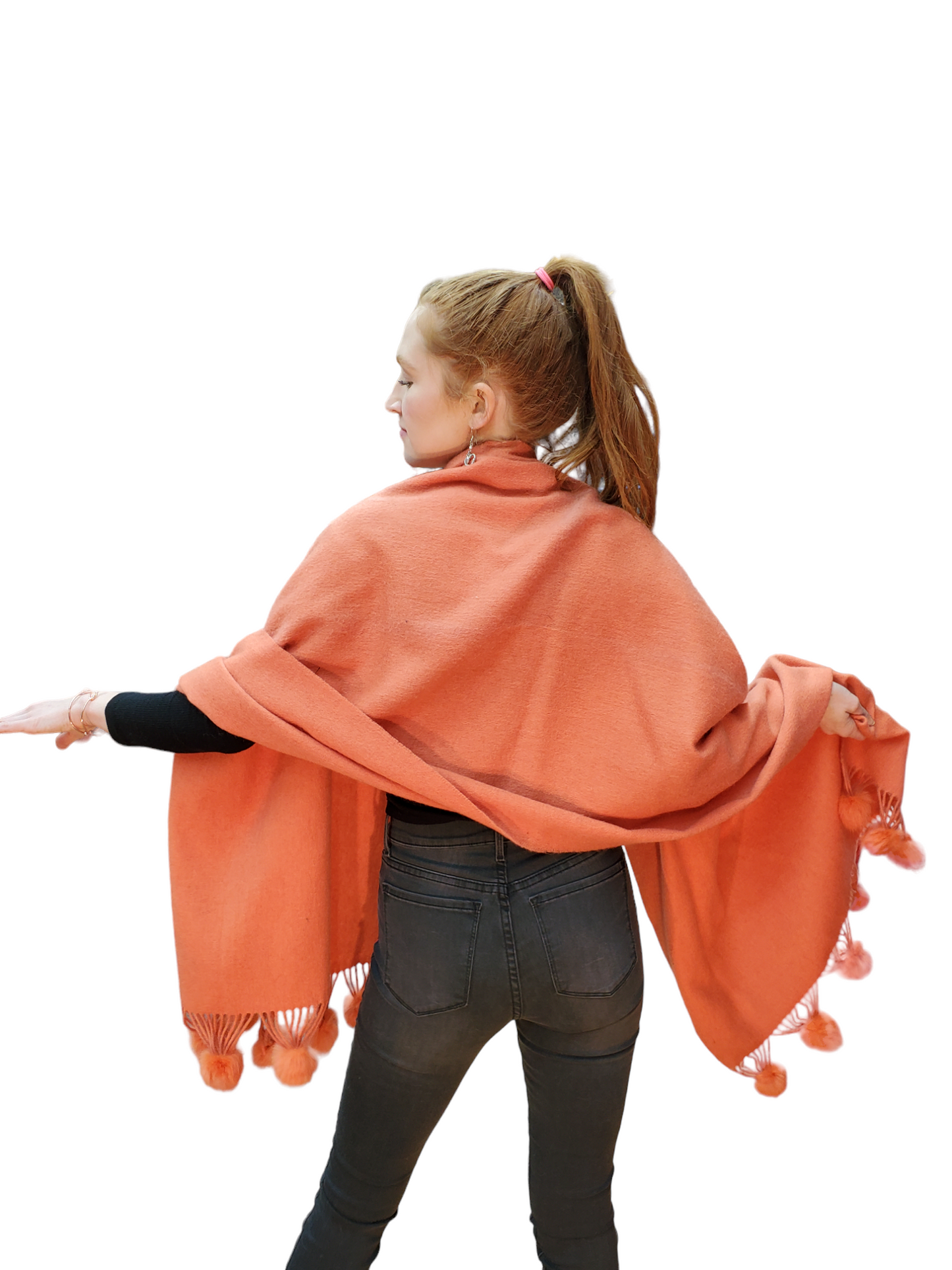 Shawl Style 338 Orange