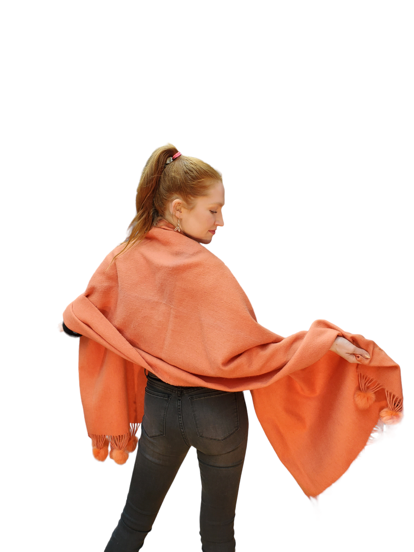 Shawl Style 338 Orange