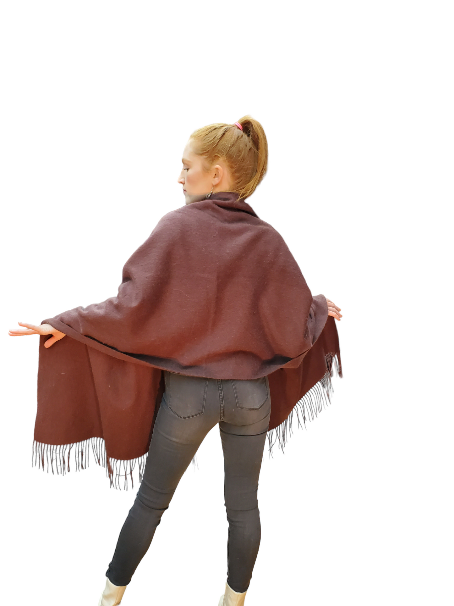 Shawl Style 338P Brown