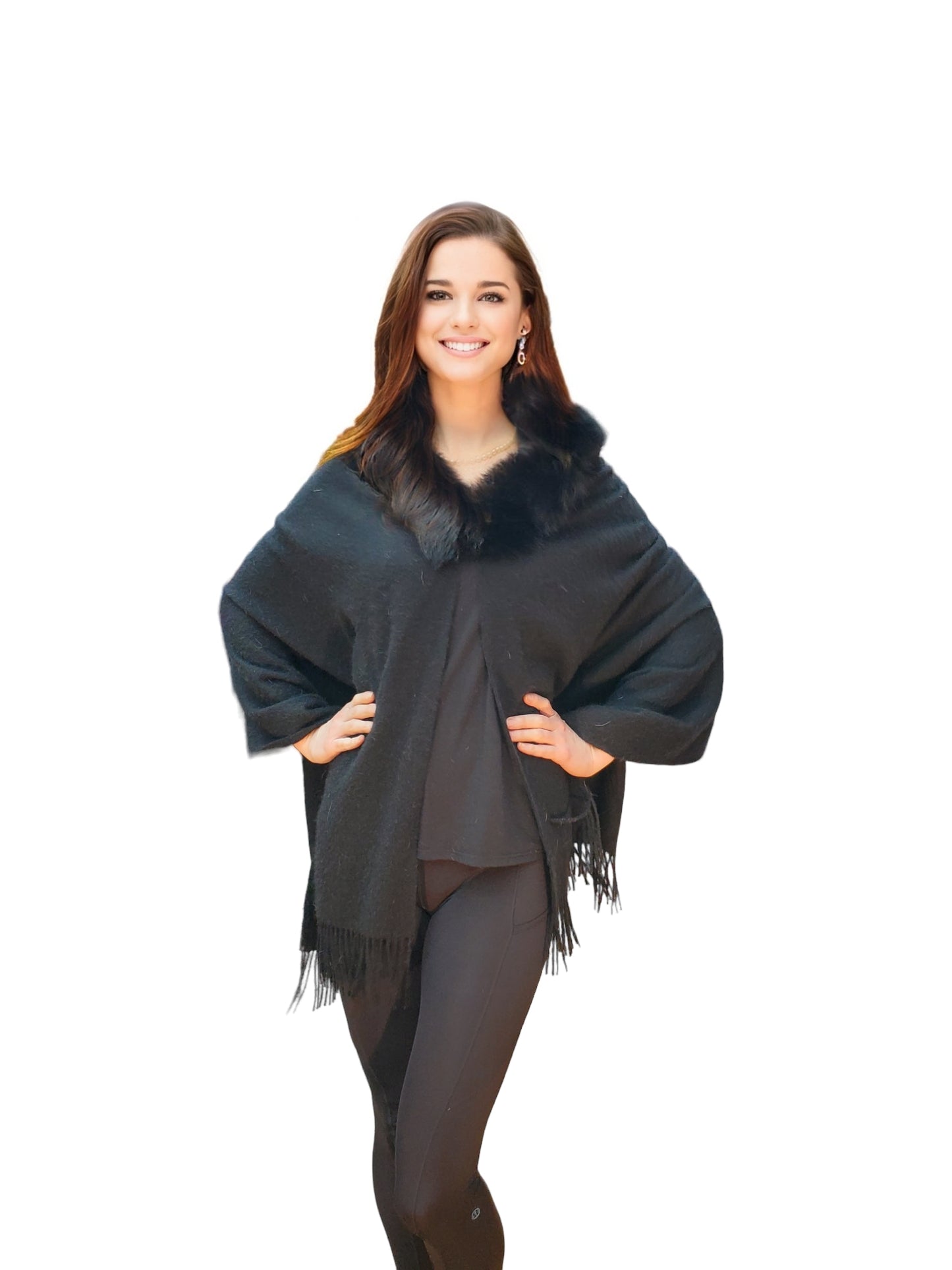 Shawl Style 338T7 Black