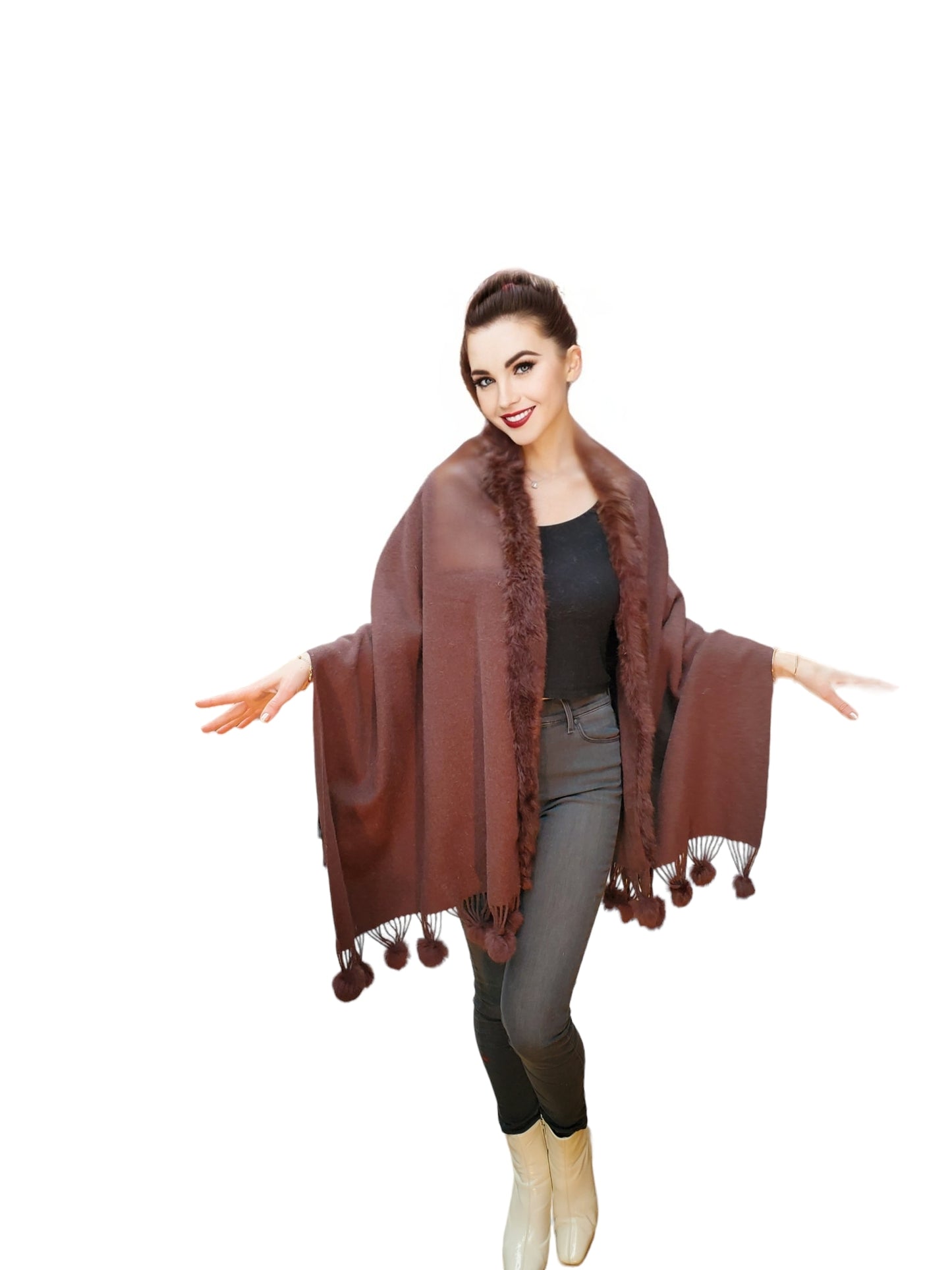 Shawl Style 4021 Brown