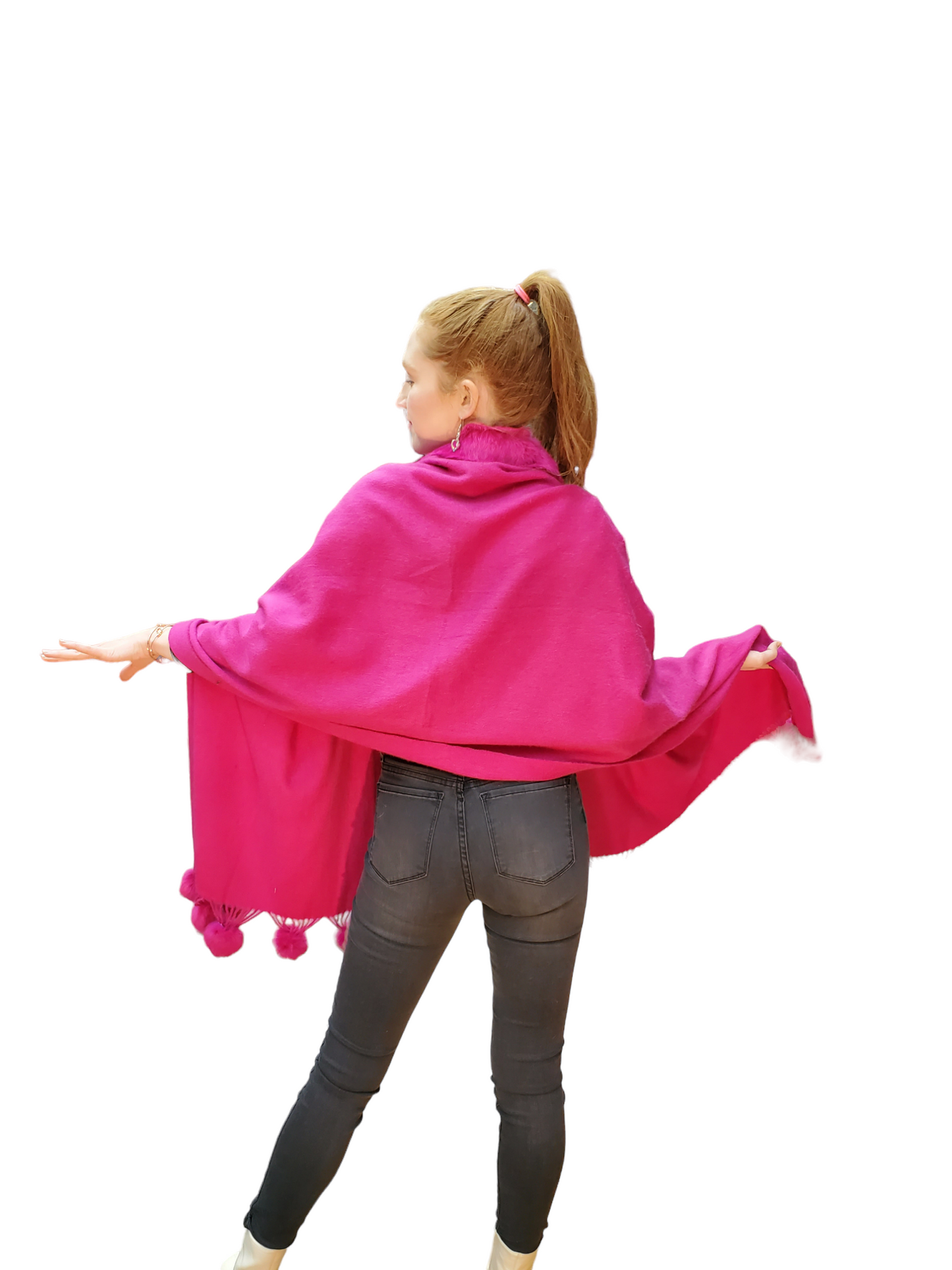 Shawl Style 4021 Fuchsia