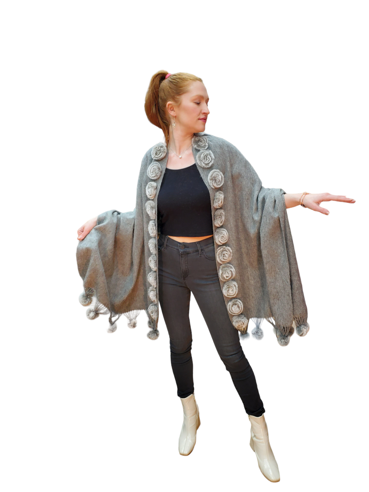 Shawl Style 4031 Gray