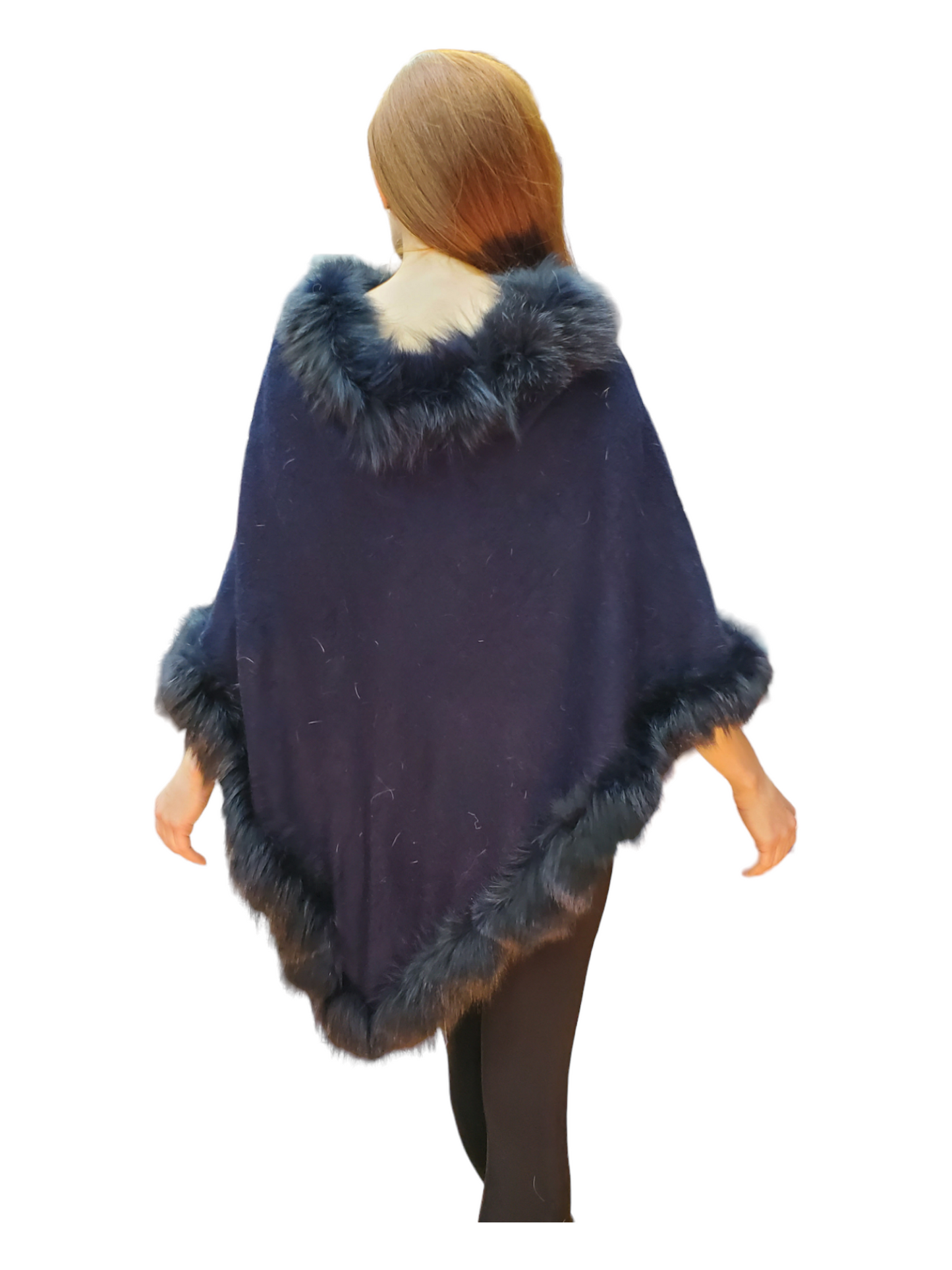 Poncho Style A201 Navy Blue