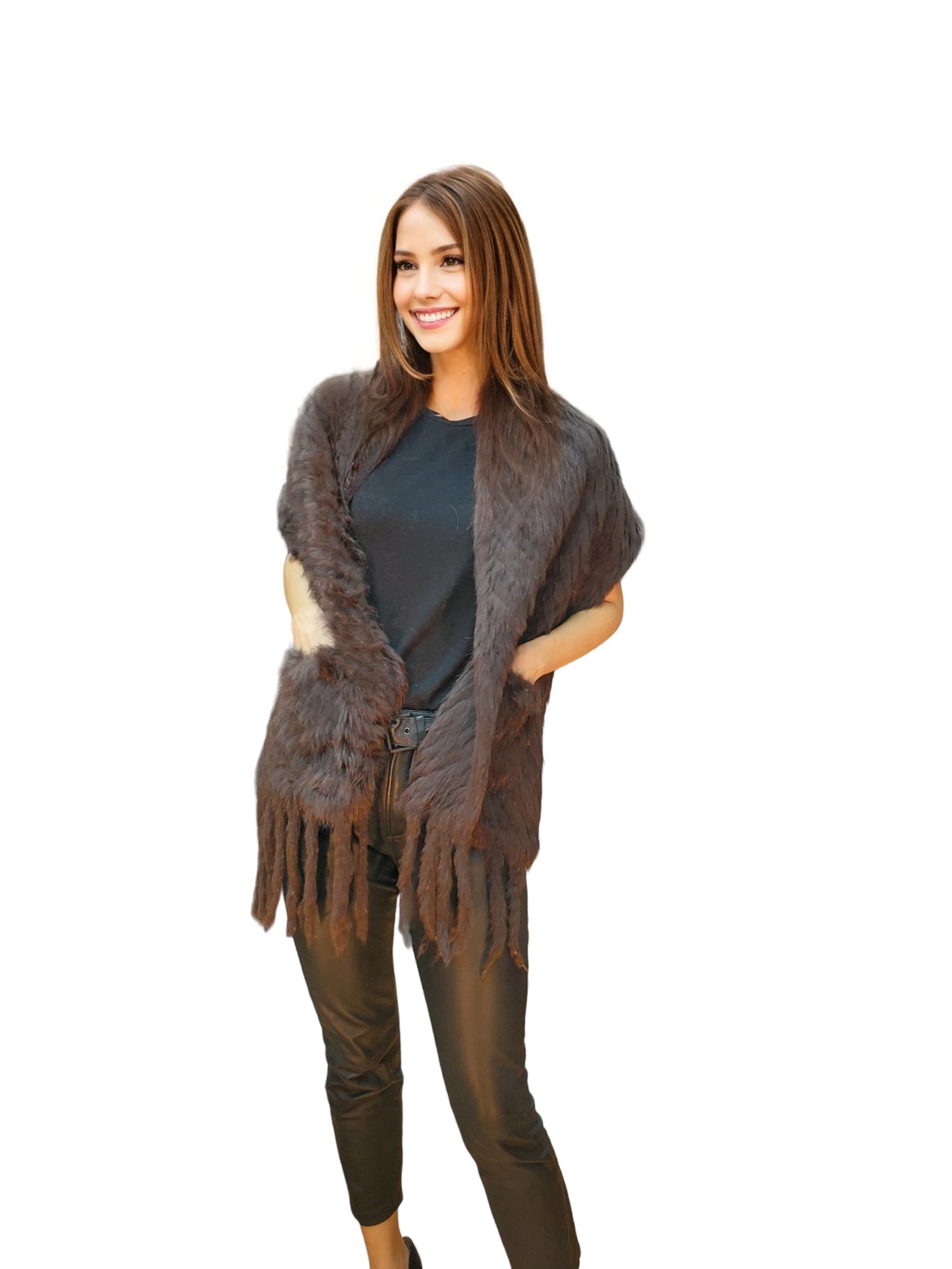 Shawl Style AK0503 Brown