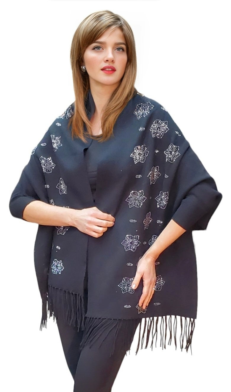Shawl Style CH-18 Black