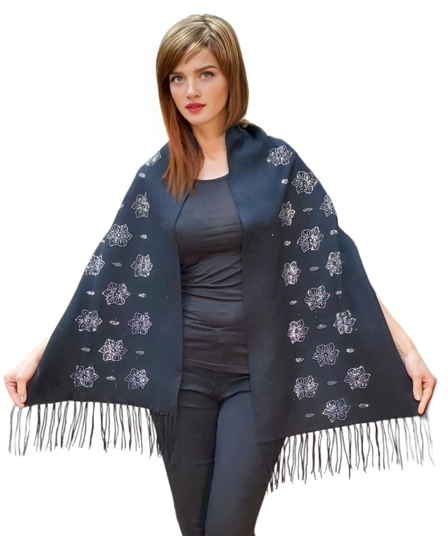 Shawl Style CH-18 Black
