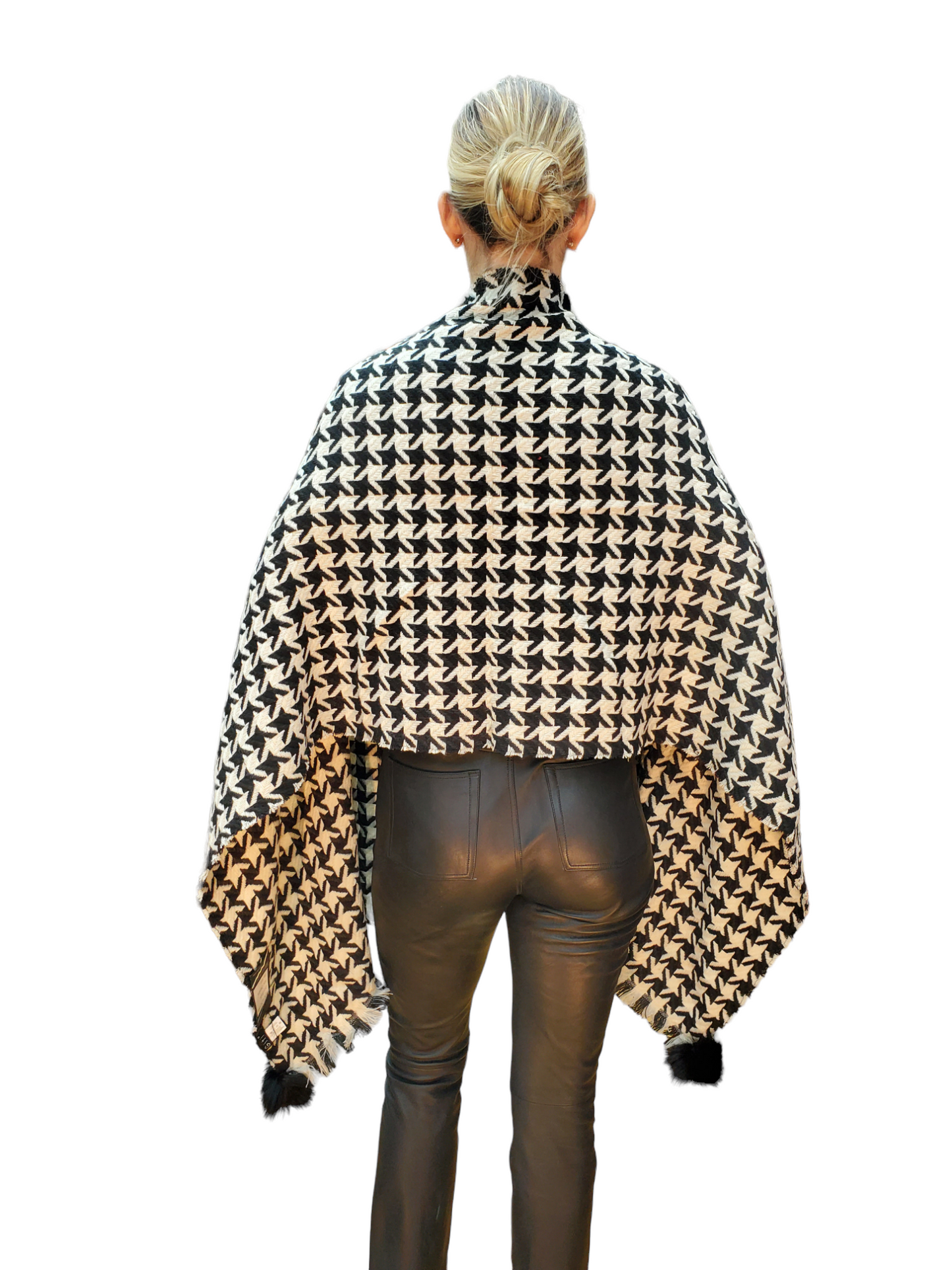 Shawl Style CL2021006 Black White
