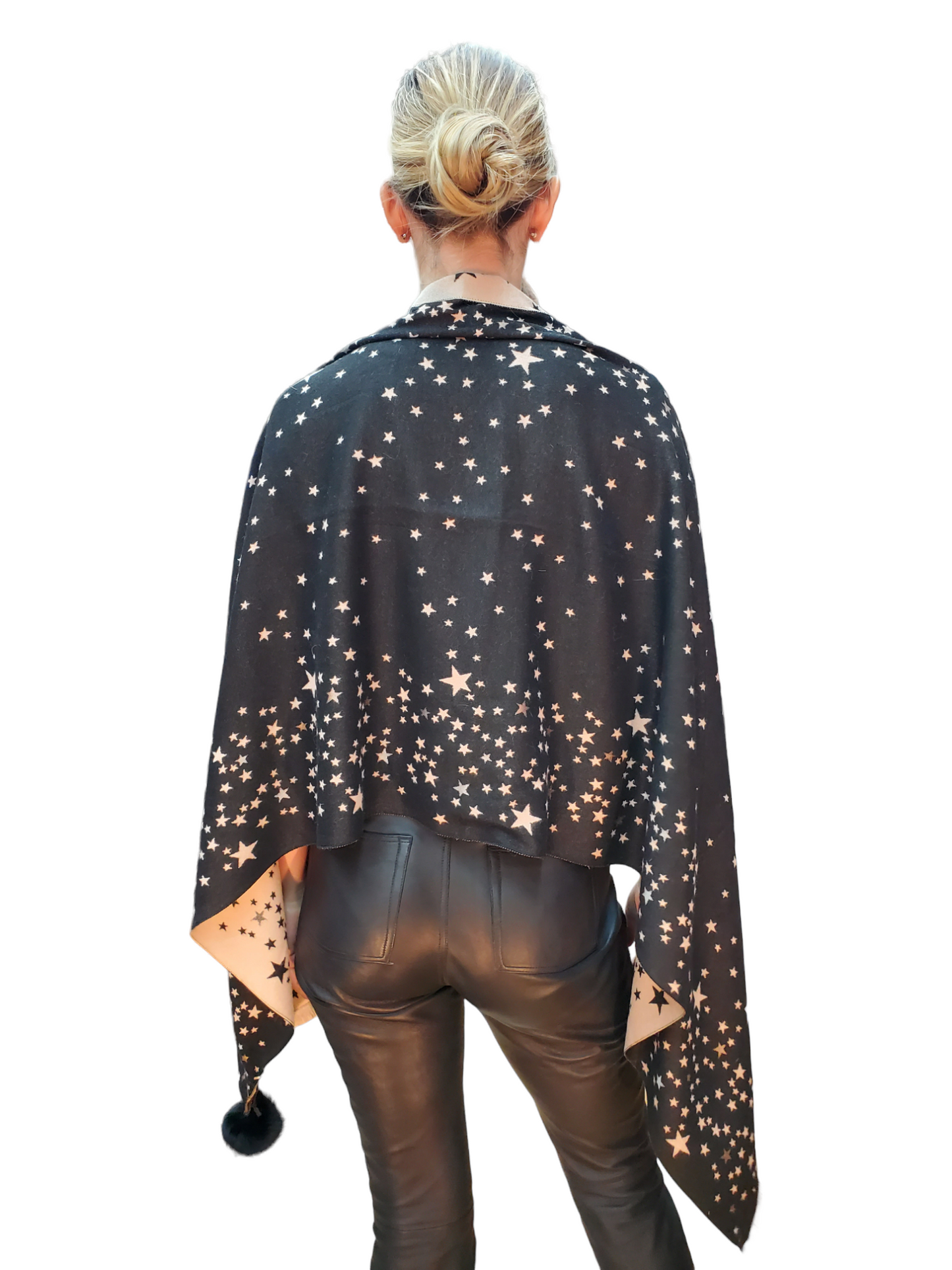 Shawl Style CL2021063 Black Gray