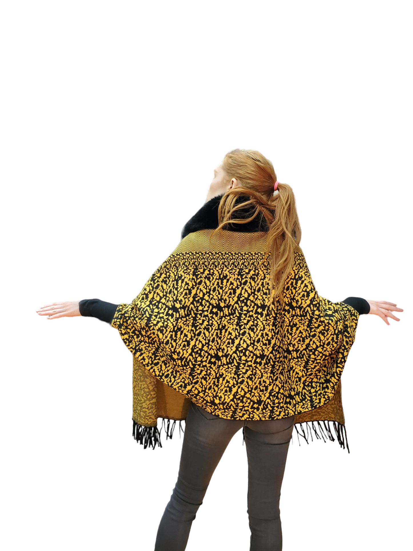 Shawl Style CL2021087F Brown