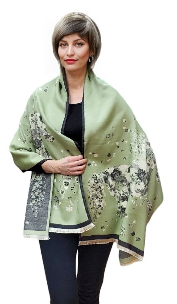 Shawl Style CLW005 Green