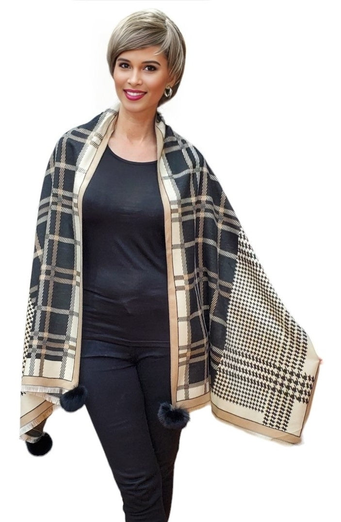 Shawl Style CLW006E Black