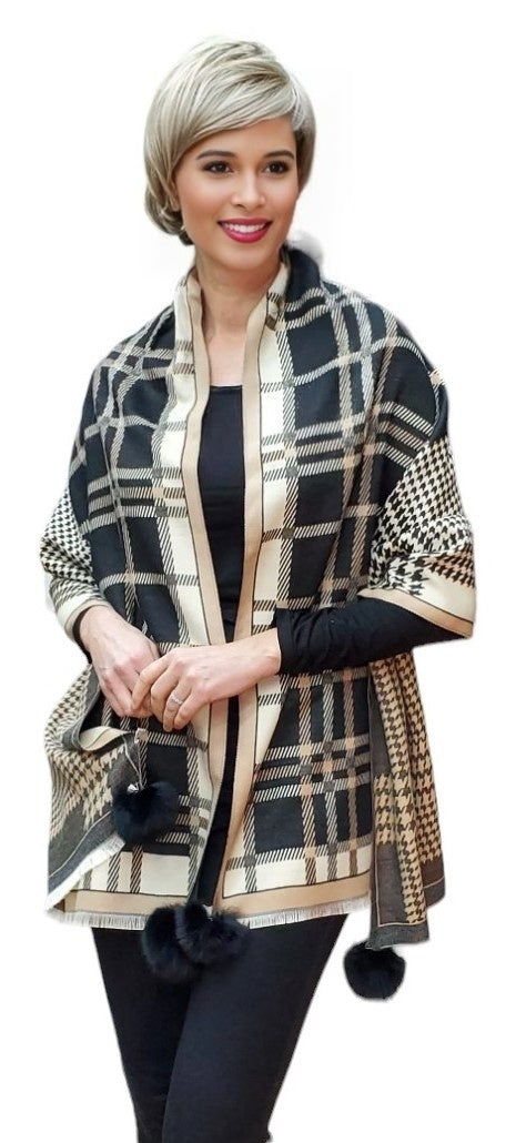 Shawl Style CLW006E Black