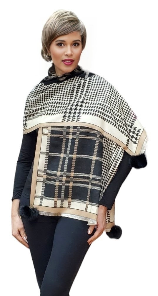 Shawl Style CLW006E Black