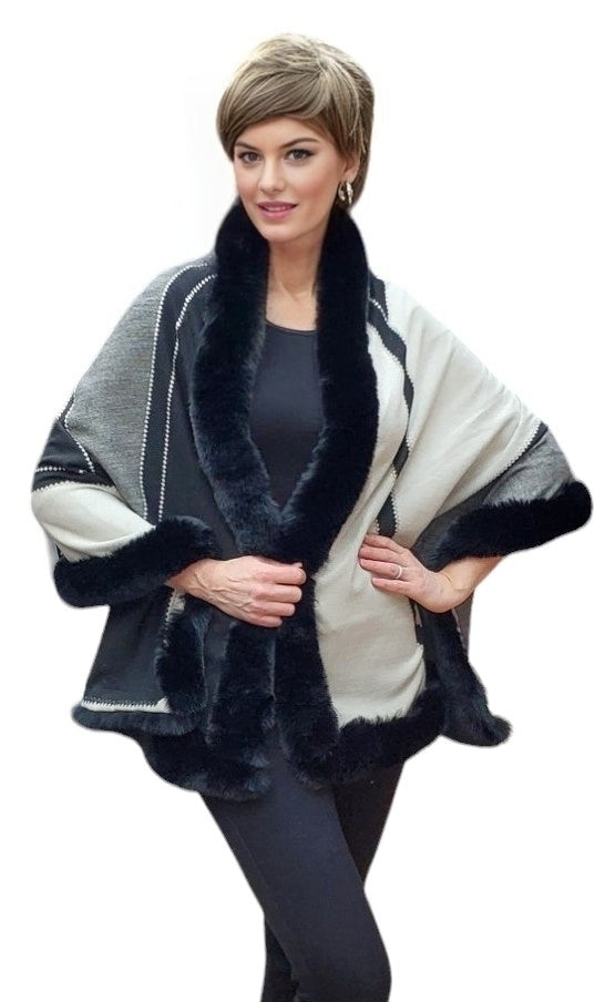 Shawl Style CLW007C Black