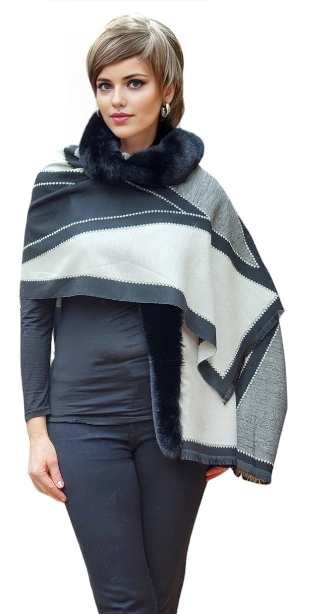 Shawl Style CLW007D Black