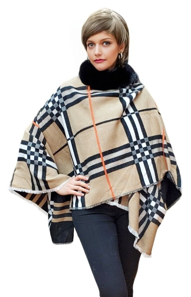 Shawl Style CLW029D Brown