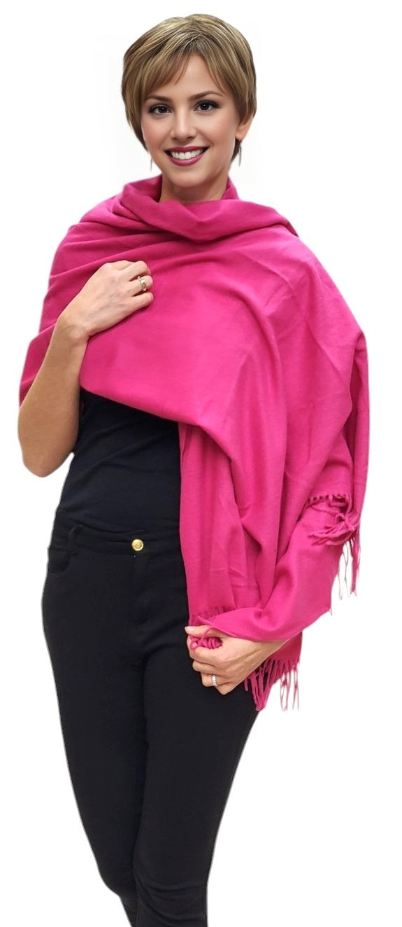 Shawl Style CLW155 CLW155 Rose Red