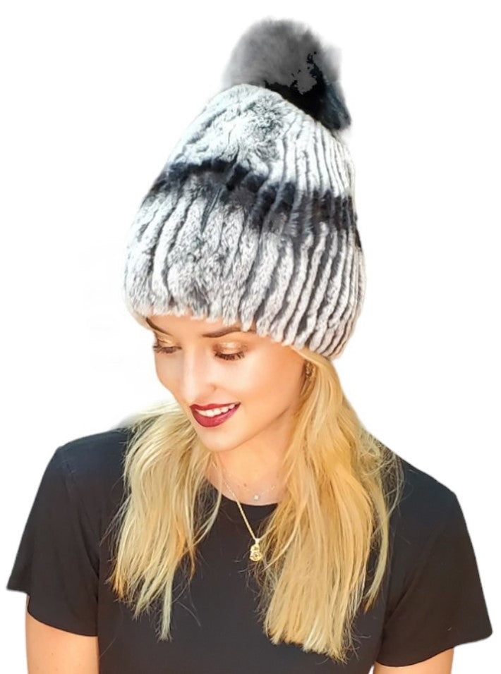 Hat Style HA014 Chinchilla Black