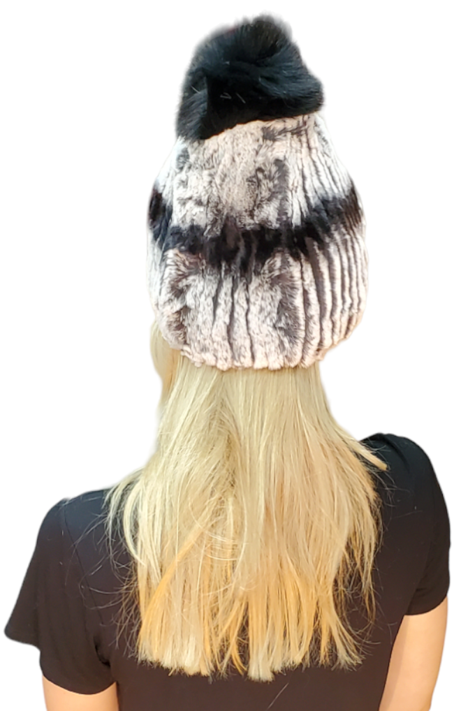 Hat Style HA014 Chinchilla Black